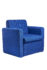 Alto modular reception seating armchair - blue