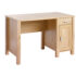 Amazon home office workstation with integrated drawer and cupboard unit - oak effect