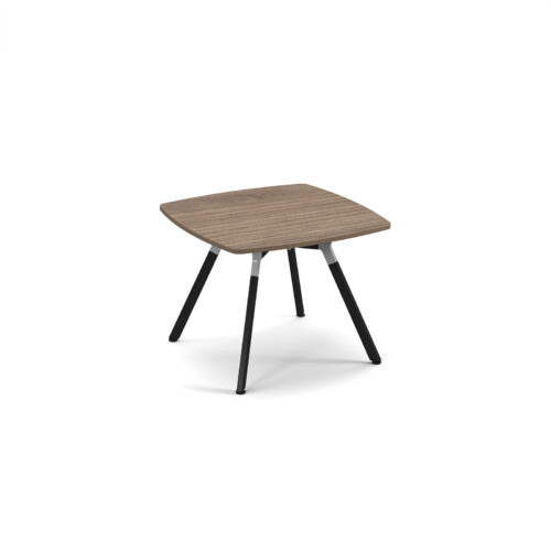 Anson executive square meeting table with A-frame legs - barcelona walnut