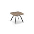 Anson executive square meeting table with A-frame legs - barcelona walnut
