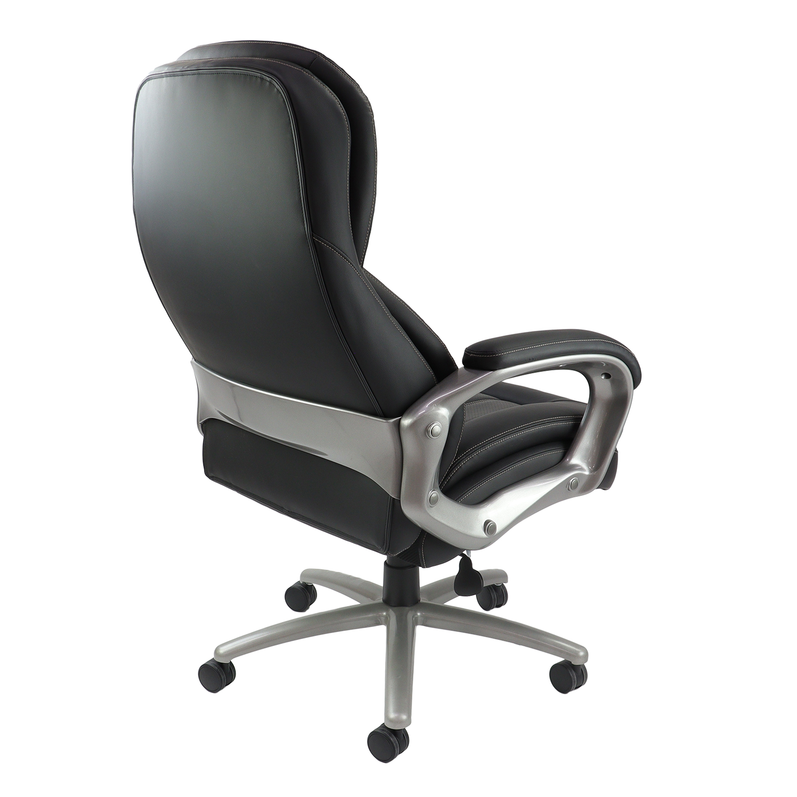 Atlas bariatric executive chair - black faux leather faced - Image 2