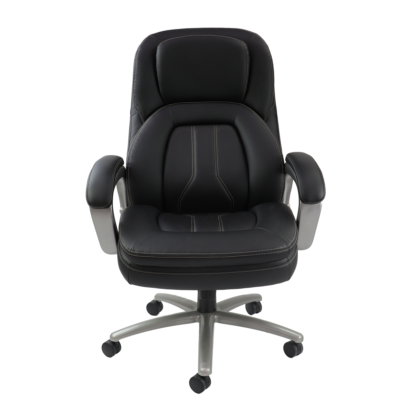 Atlas bariatric executive chair - black faux leather faced - Image 3