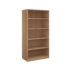 Deluxe bookcase 2000mm high with 4 shelves