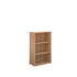 Contract 25 bookcase 1230mm high with 2 shelves