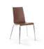 Fundamental dining chair with wooden seat and back