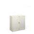 Bisley systems storage low tambour cupboard 1000mm high - white