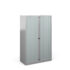 Bisley systems storage medium tambour cupboard 1570mm high - silver