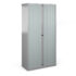 Bisley systems storage high tambour cupboard 1970mm high - silver