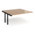 Adapt boardroom table add on unit - black frame