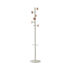 Ersa coat stand with 6 coat hooks and 3 umbrella hooks - White & Oak