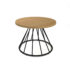 Figaro coffee table with black spiral base