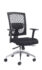 Gemini 300 series mesh task chair with adjustable arms - black