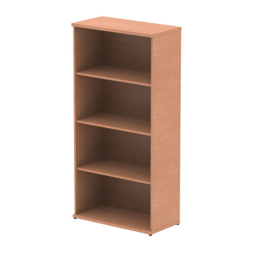 Impulse Bookcase 1600mm high – with 4 shelves