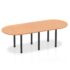 Impulse Boardroom Table - Black Post Leg