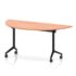Impulse+ Flip Top Semi-Circle Table, Black legs, D800mm
