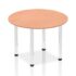 Impulse Round Table - Chrome Post Leg