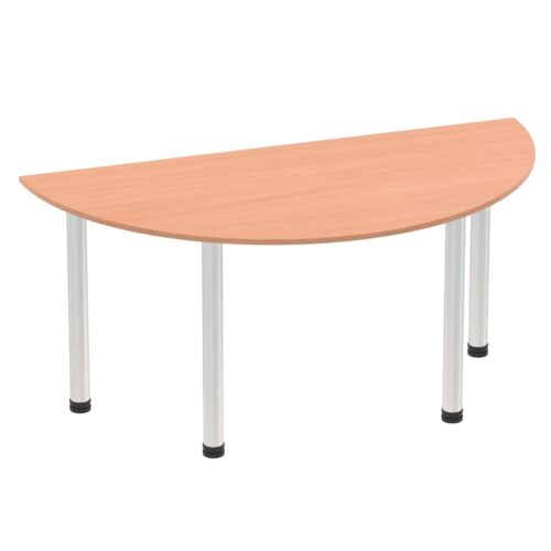 Impulse Semi-Circle Table - Aluminium Post Leg