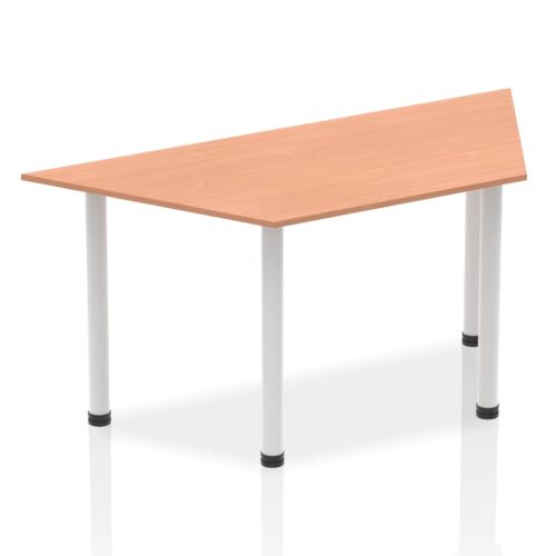 Impulse Trapezium Table - Silver Post Leg