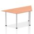 Impulse Trapezium Table - Aluminium Post Leg