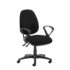 Jota high back operator chair with fixed arms