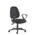 Jota high back operator chair with fixed arms