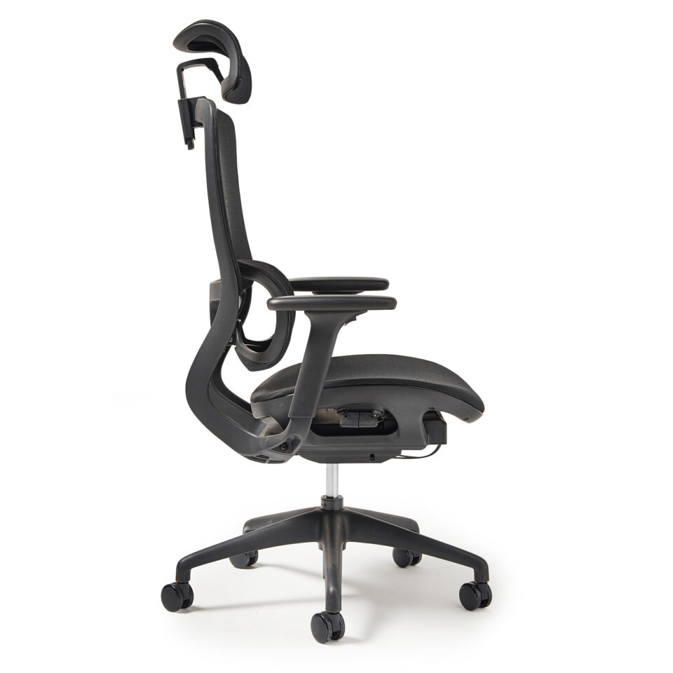 Kara high back exec mesh task chair in black - Image 4