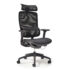 Kara high back exec mesh task chair in black