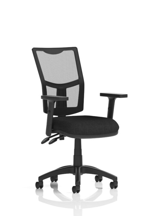 Eclipse Plus II Lever Task Operator Chair Mesh Back With Height Adjustable Arms
