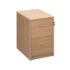 Deluxe executive 2 drawer filing cabinet with silver handles 730mm high