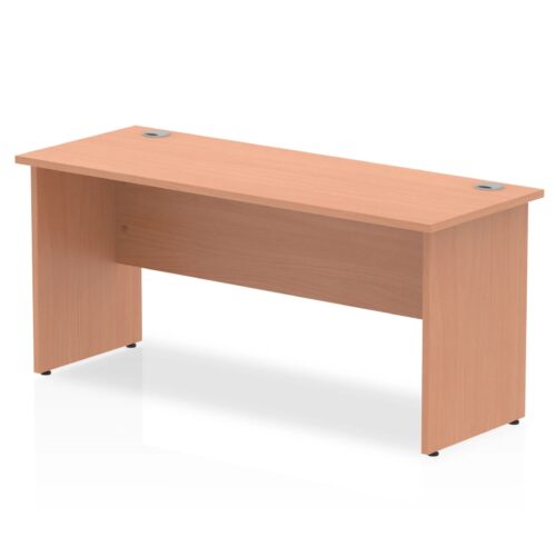 Impulse Slimline Panel End Straight Desk - 600mm deep