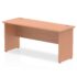 Impulse Slimline Panel End Straight Desk - 600mm deep