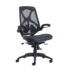 Napier high back mesh chair with mesh seat - black