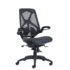 Napier high back mesh chair with mesh seat - black