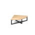 Nera corner unit table 700mm x 700mm with black frame