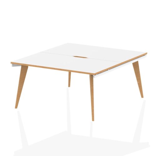 Oslo Back to Back Bench Desk - 1600mm deep, 2 Person