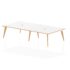 Oslo Back to Back Bench Desk - 1600mm deep, 4 Person