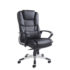 Palermo high back executive chair - black faux leather