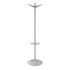 Coat & umbrella stand with 10 coat hooks and 8 umbrella hooks 1720mm high - grey