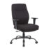 Porter bariatric operator chair with black fabric seat and back