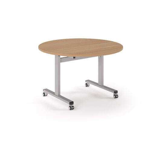 Pro Flip Circular Table 1200 Diameter, Silver Frame