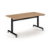 Pro Flip Rectangular Table 800 deep, Black Frame