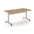 Pro Flip Rectangular Table 800 deep, Silver Frame