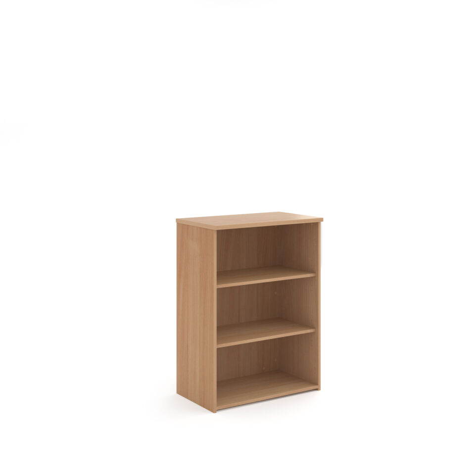 Universal bookcase 1090mm high with 2 shelves