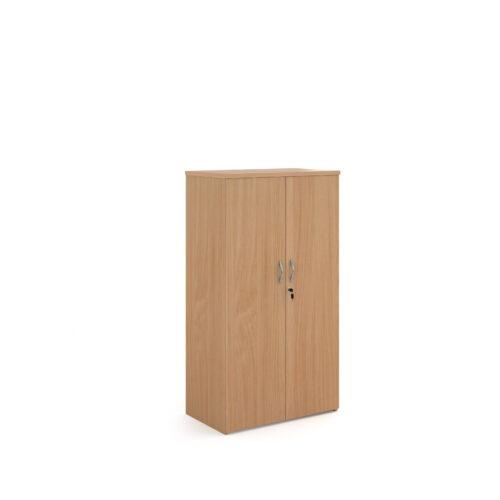Universal double door cupboard 1440mm high with 3 shelves