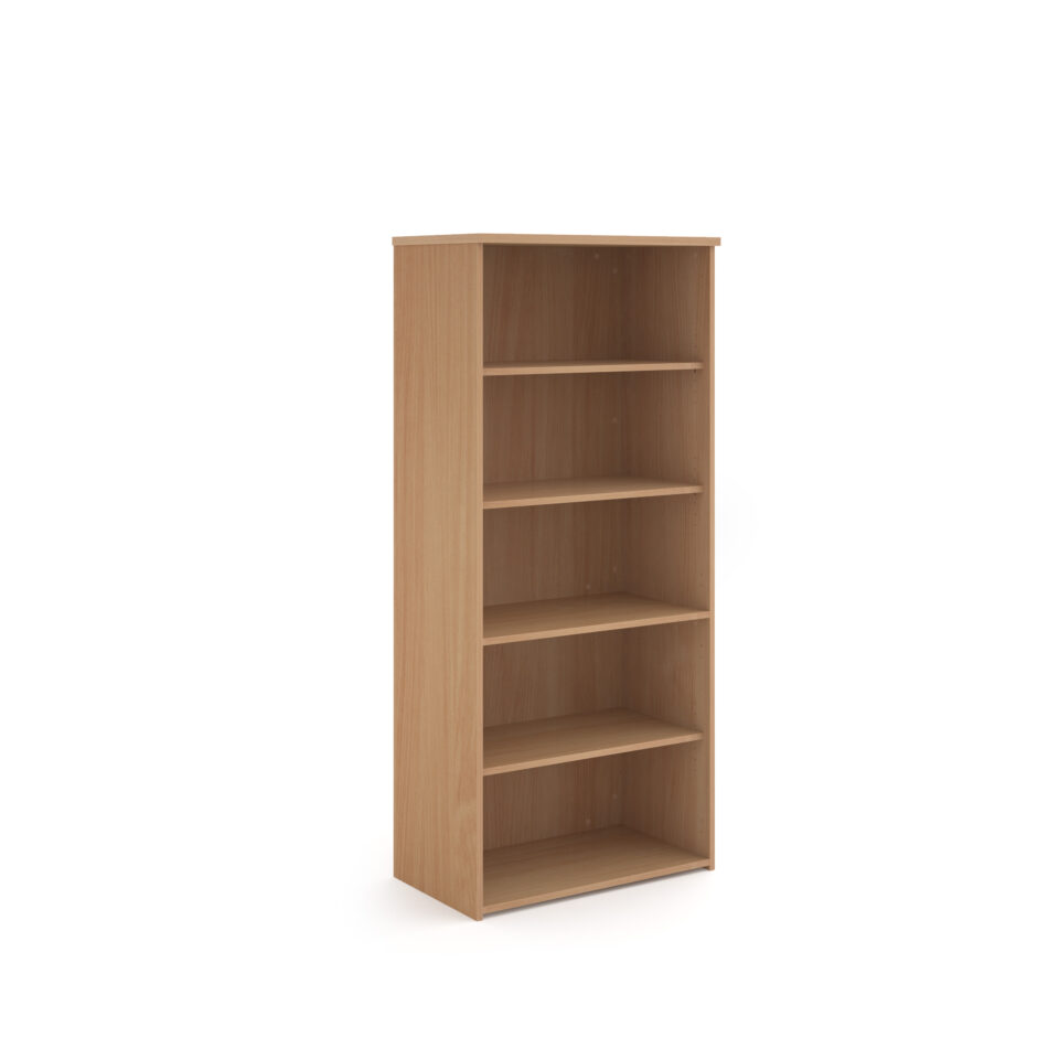 Universal bookcase 1790mm high with 4 shelves