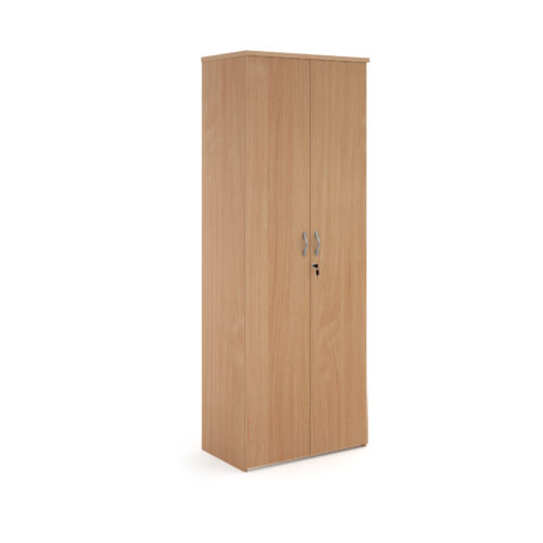 Universal double door cupboard 2140mm high with 5 shelves