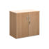 Universal double door cupboard 740mm high with 1 shelf