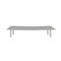 Denver reception glass shelf 800mm curved