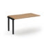 Connex 2 Scalloped 800 deep Single Add On Desk - Black Frame