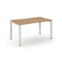 Connex 2 Scalloped 800 deep Single Starter Desk - White Frame